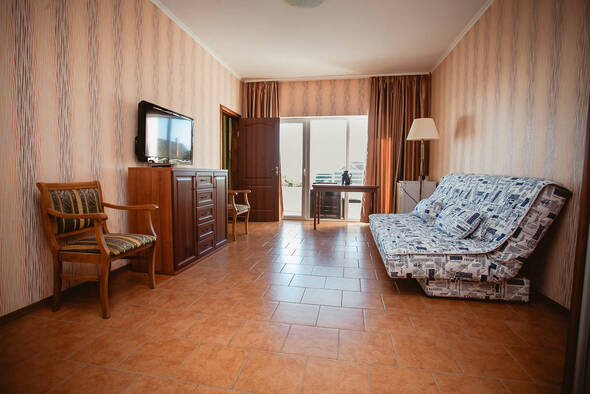 Двухкомнатный номер люкс, с видом на море, 2,3,4 этаж - Вилла Санторини