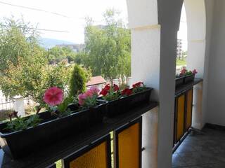 Двух местный номер. Уютный балкон с видом на сад.