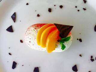 Французский десерт с клубничным кули!