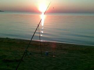 рыбалка на закате
