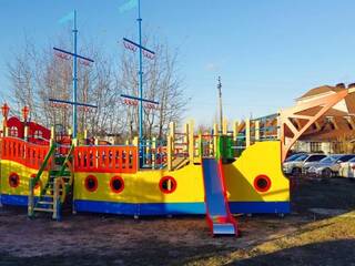 Новая детская площадка "Корабль"!