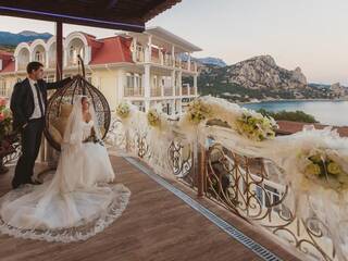 свадьба в Крыму с видом на море